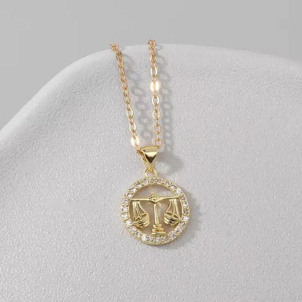 18K Gold Plated Constellation Pendant Necklace