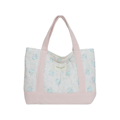 Everyday Floral Quilted Tote Bag