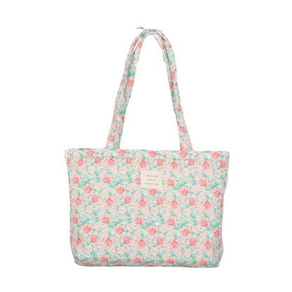 Summer Quilted Floral Tote Bag - All Colours