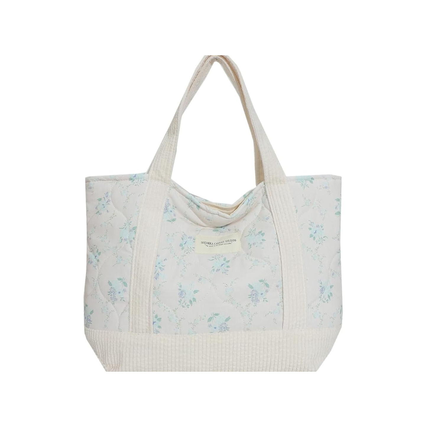 Everyday Floral Quilted Tote Bag