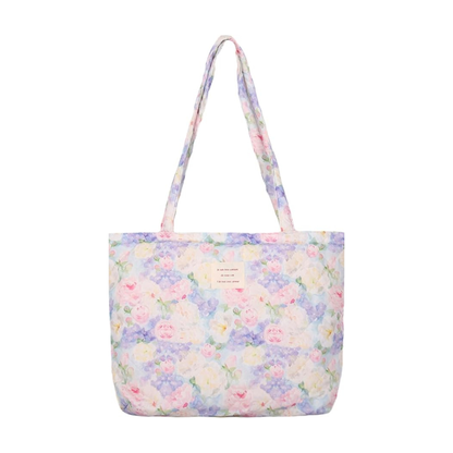 Summer Quilted Floral Tote Bag - All Colours