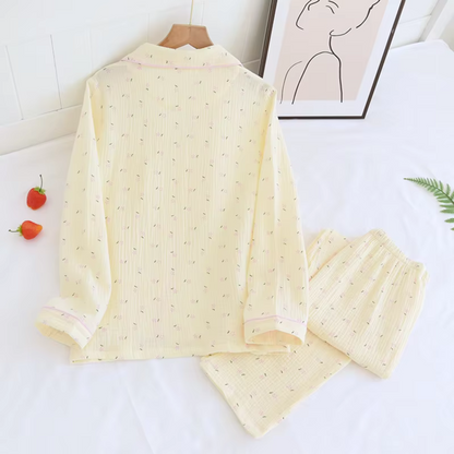 Pink & Yellow Ditsy Floral Pyjamas