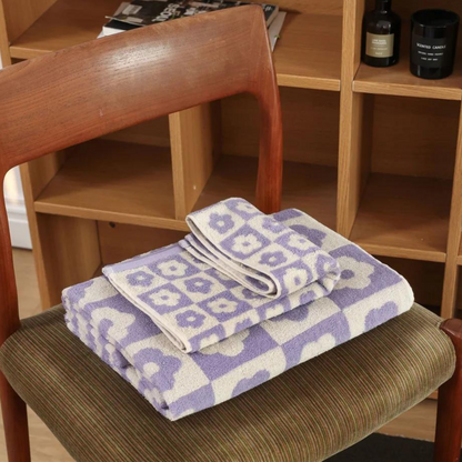 Floral Cotton Bath Towel - All Colour