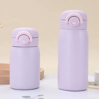 Mini Travel Water Bottle - Pink/Green/Purple/Cream Creative Femininity