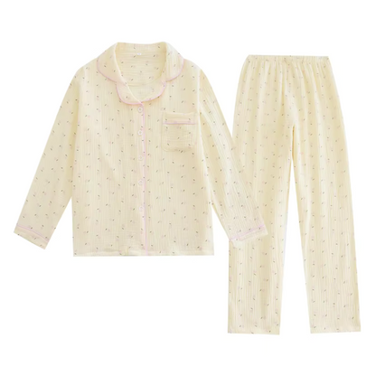 Pink & Yellow Ditsy Floral Pyjamas