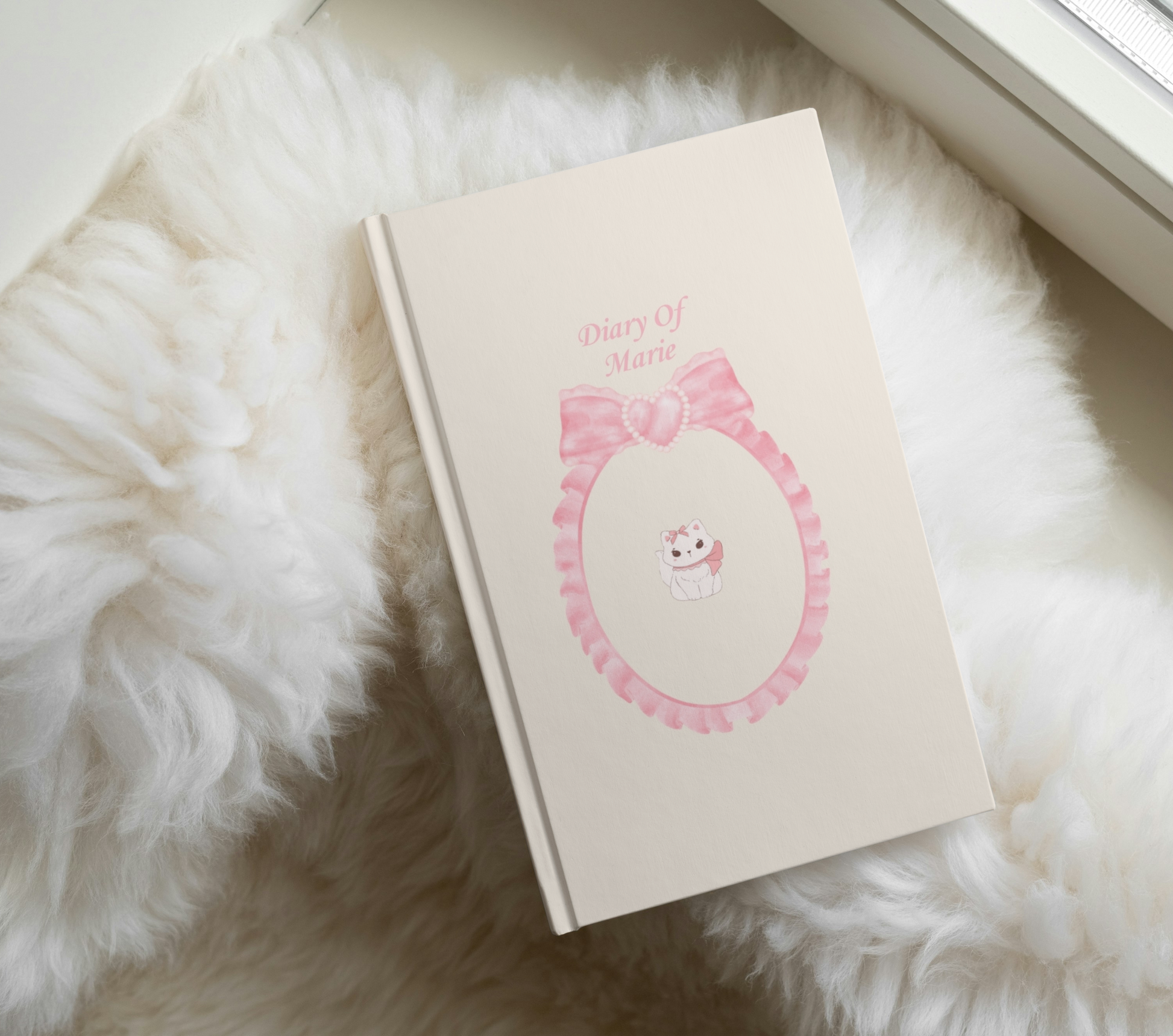 pink personalised journal 