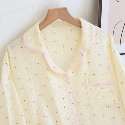 Pink & Yellow Ditsy Floral Pyjamas