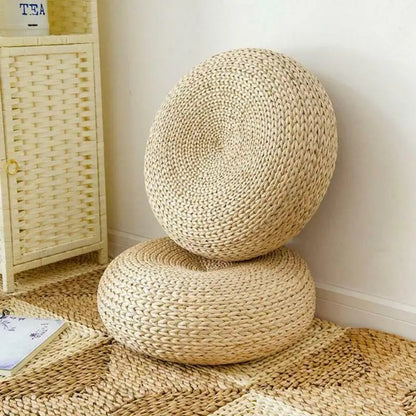 Japanese Rattan Floor Cushion