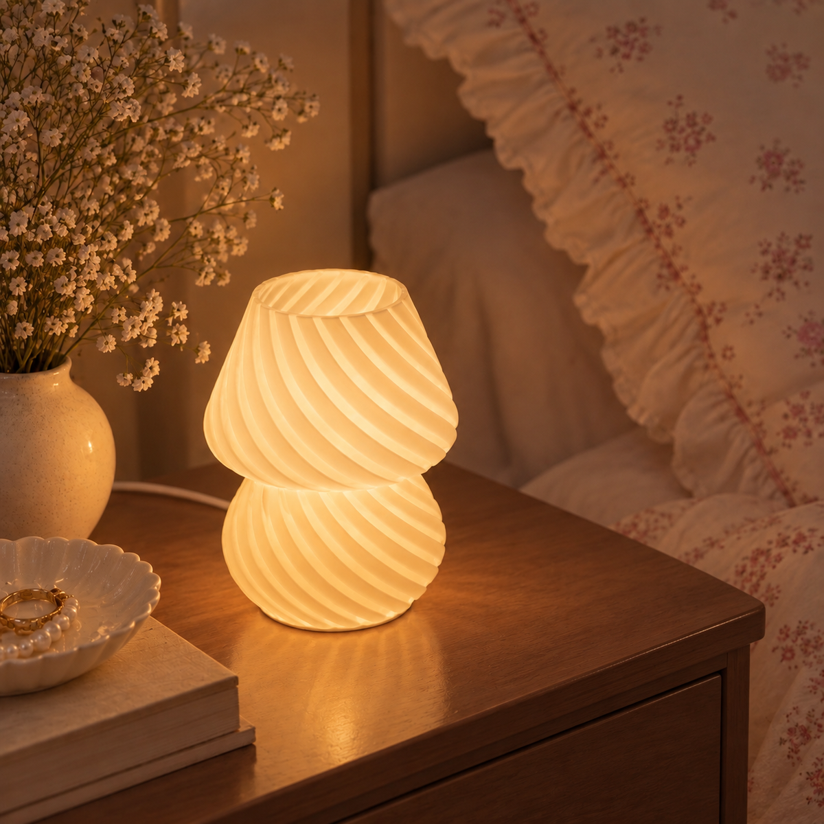 Mini Mushroom Murano Lamp CreativeFemininity