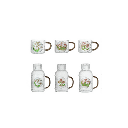 Artisan Painted Carafe & Glass Set