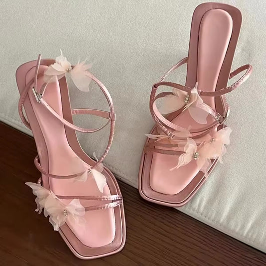 3D Butterfly High Heels