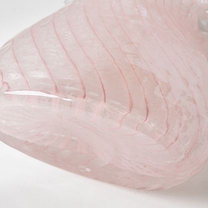 Handmade Crystal Glass Handbag Vase