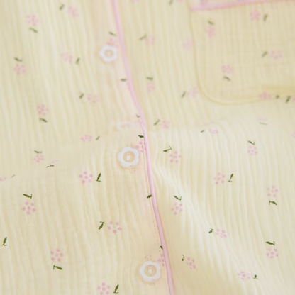 Pink & Yellow Ditsy Floral Pyjamas