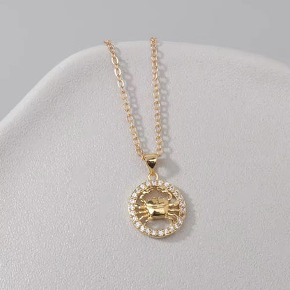 Gold Constellation Pendant Necklace