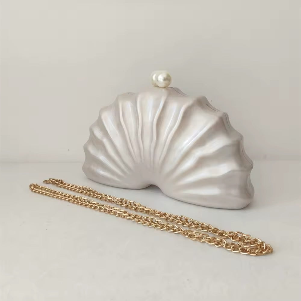 Shell Shape Clutch Minaudière - All Colours