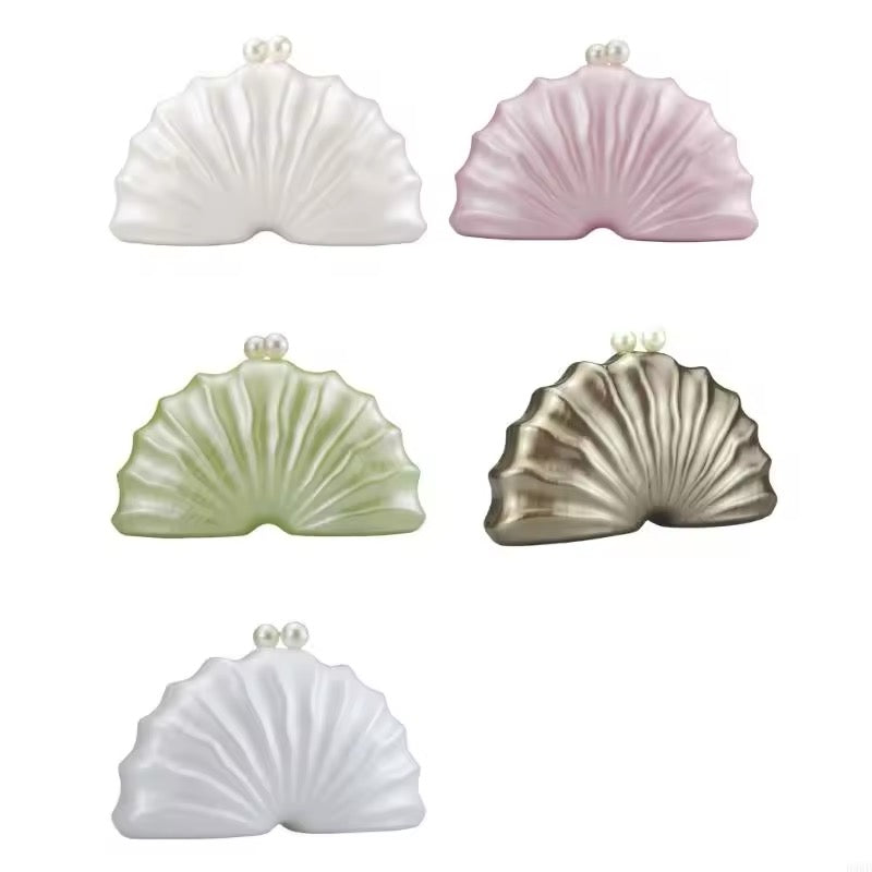 Shell Shape Clutch Minaudière - All Colours