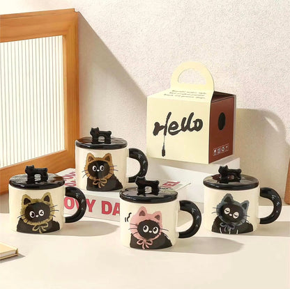 3D Cat Mug Gift Set