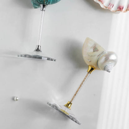 Natural Conch Shell Drinking Glasses