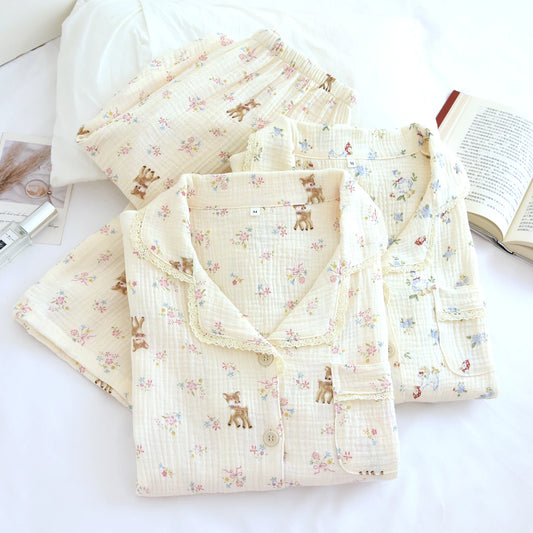Fawn & Floral Women's Pyjamas | Creative Femininity
