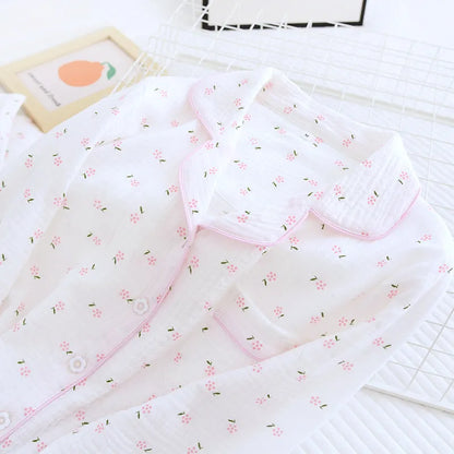 Pink & White Ditsy Pyjamas