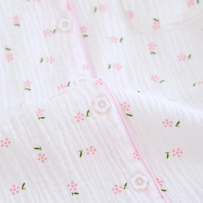 Pink & White Ditsy Pyjamas