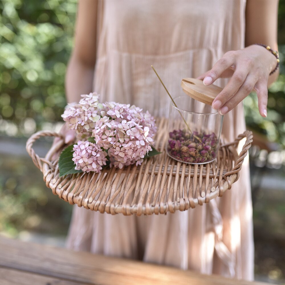 unique serving tray with handles 