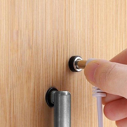 LED Round Wooden Makeup Mirror