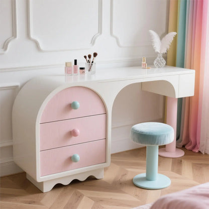 Pink Pastel Danish Dressing Table