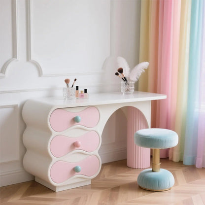 Pink Pastel Danish Dressing Table