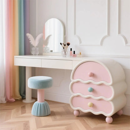 Pink Pastel Danish Dressing Table