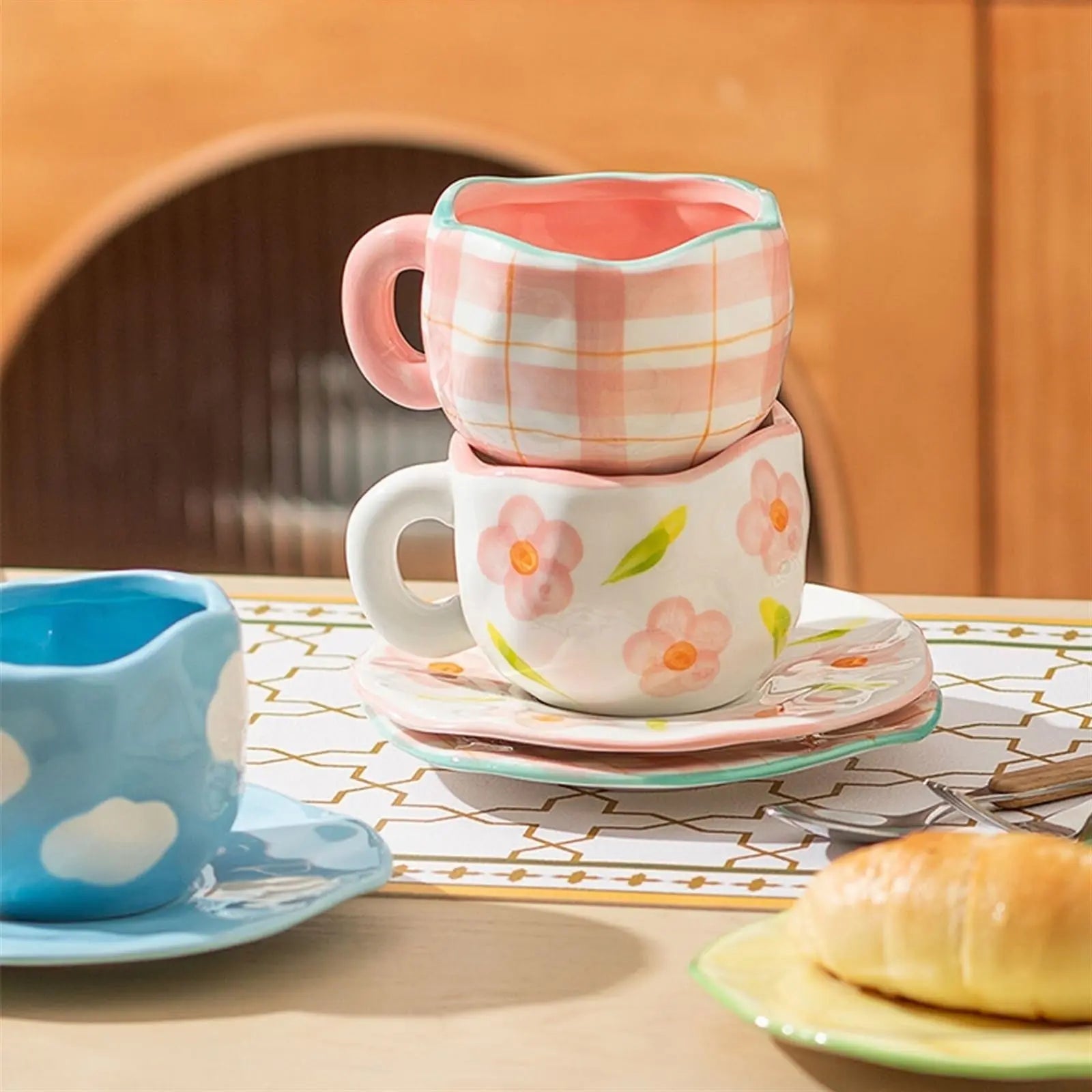 Floral Brunch Tea Cup & Saucer CreativeFemininity