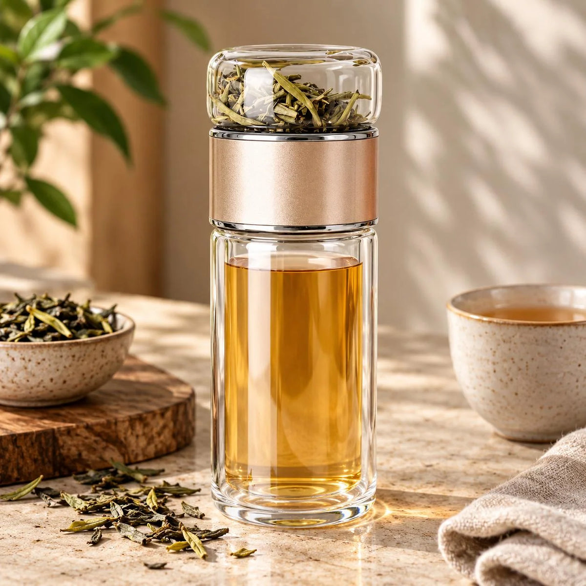 Thermos Flask With Filter Tea Maker CreativeFemininity