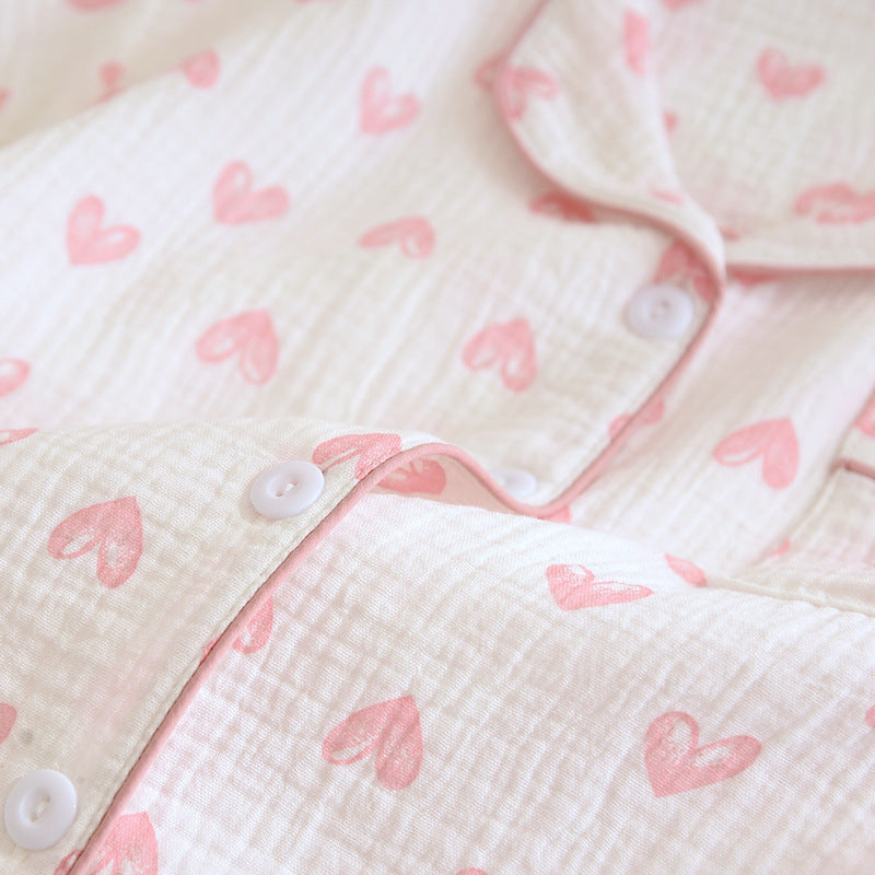 Pink Heart 3pc Pyjama Set