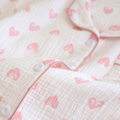 Pink Heart 3pc Pyjama Set