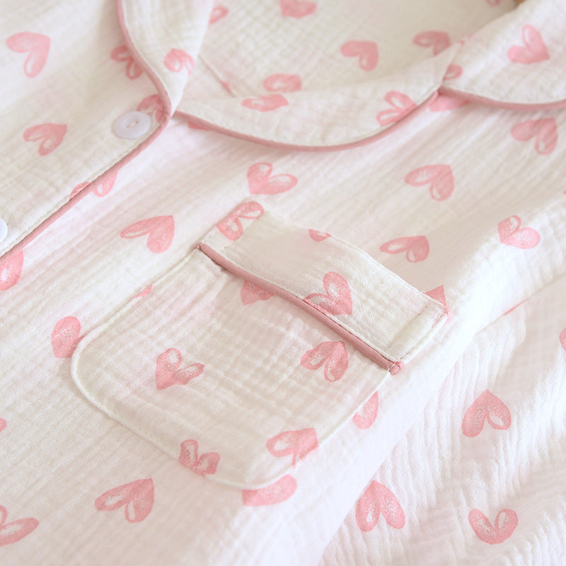 Pink Heart 3pc Pyjama Set