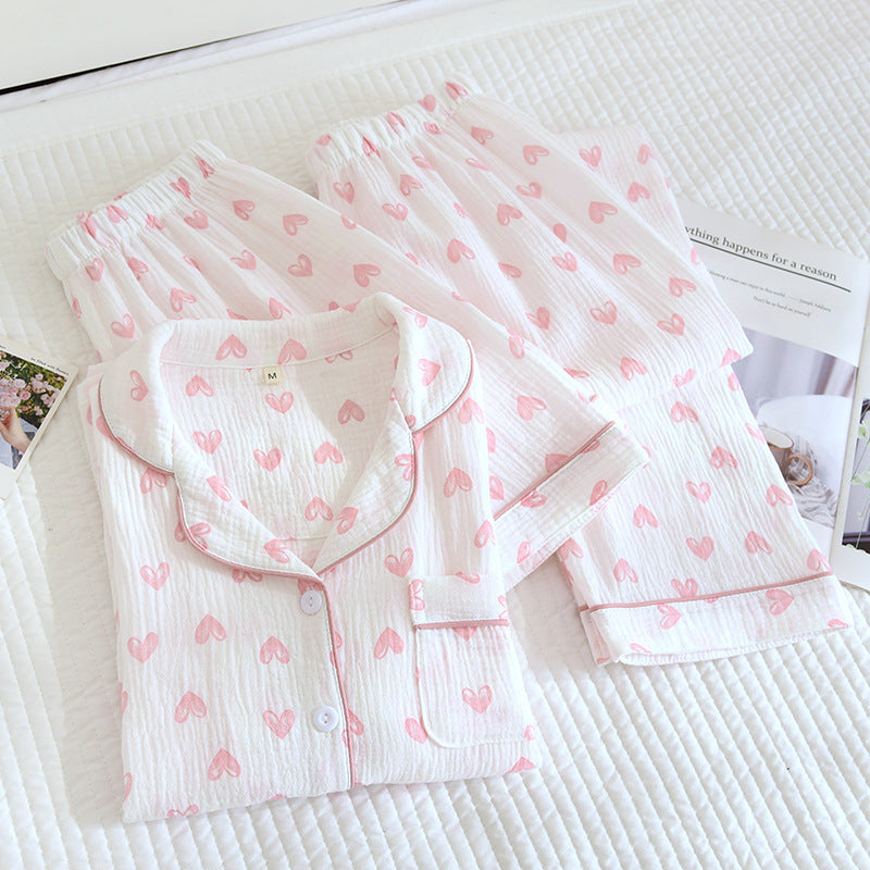 Pink Heart 3pc Pyjama Set