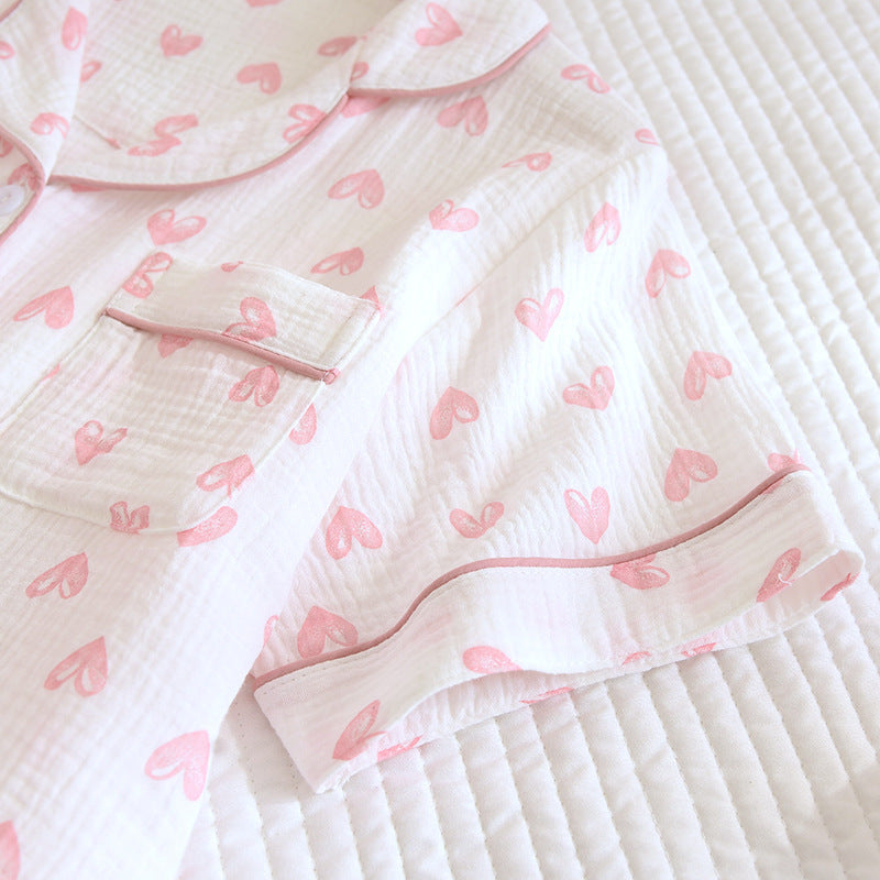 Pink Heart 3pc Pyjama Set