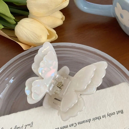 Pearlescent Butterfly Hair Clip