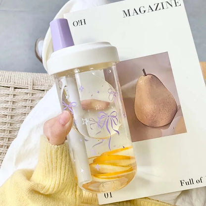 Purple mini water bottle 