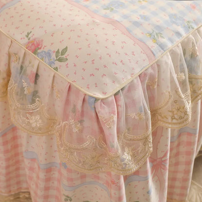 Shabby Chic Lace Ruffle Bedskirt