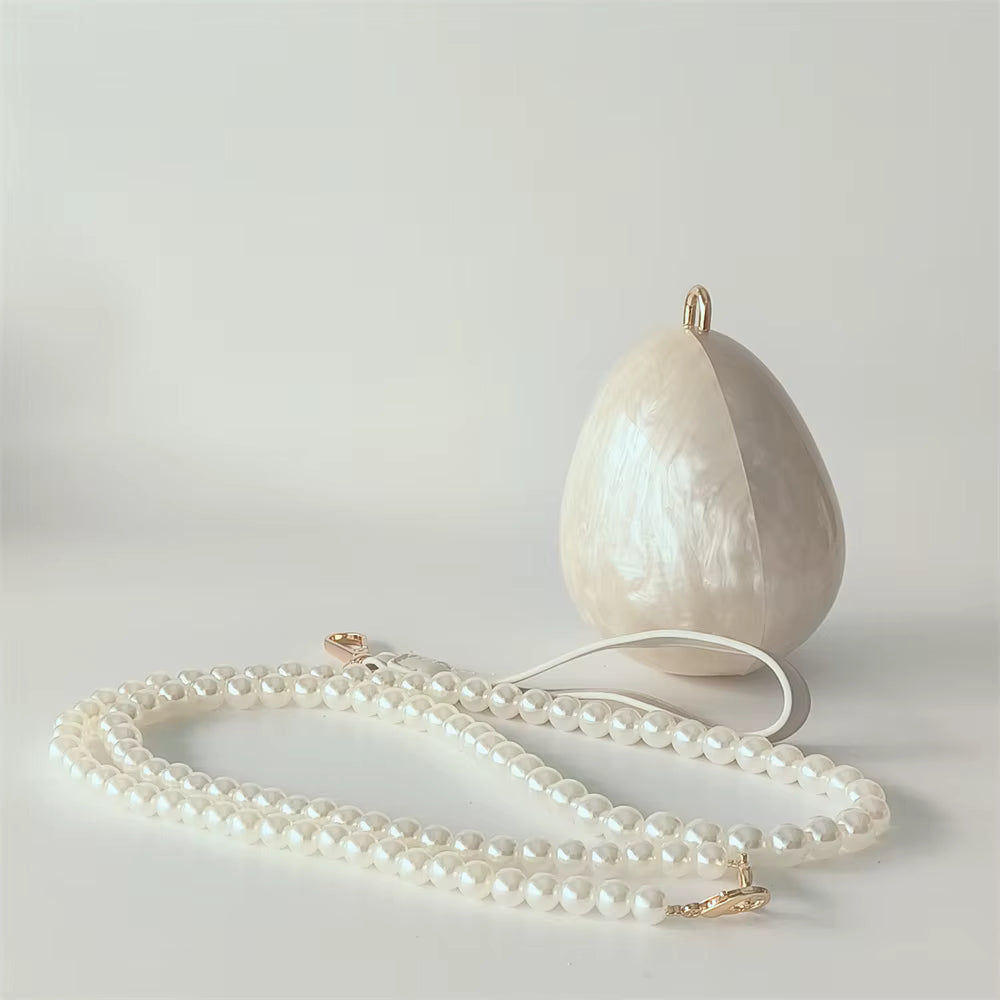 Pearl Egg Acrylic Handbag