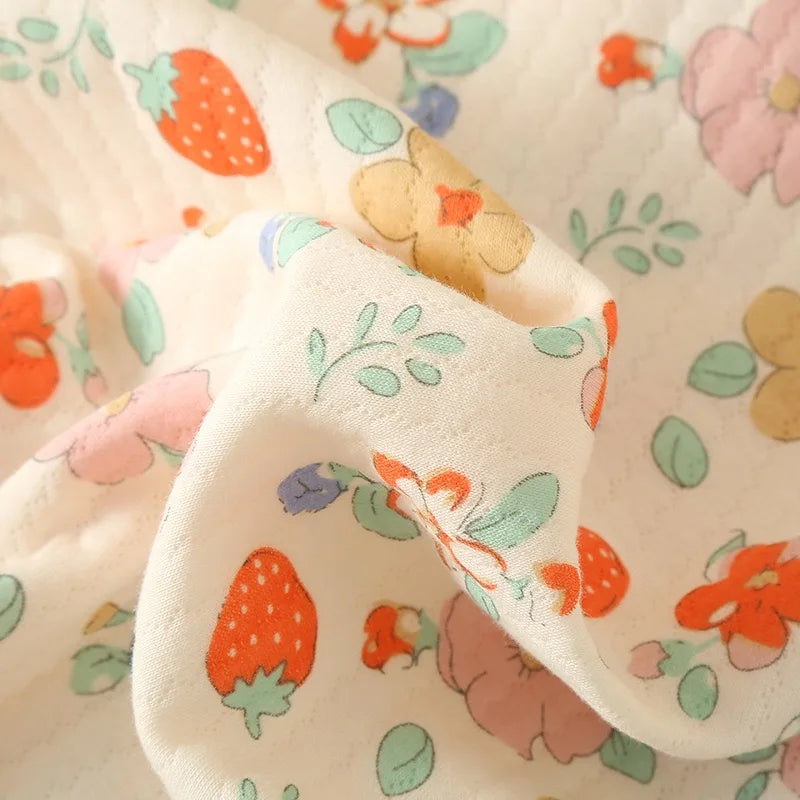 Strawberry & Flower Print Pjs