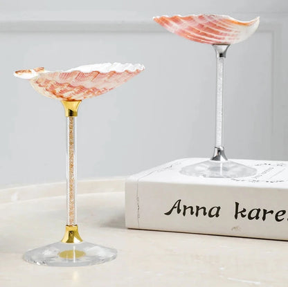 Natural Conch Shell Drinking Glasses