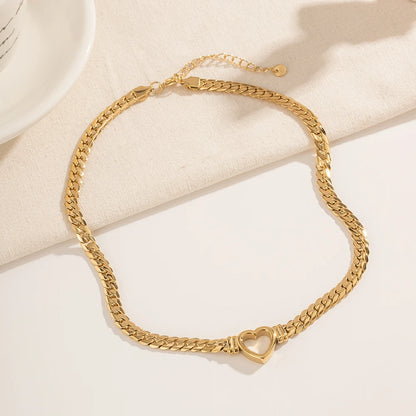 Love Heart Chain Necklace