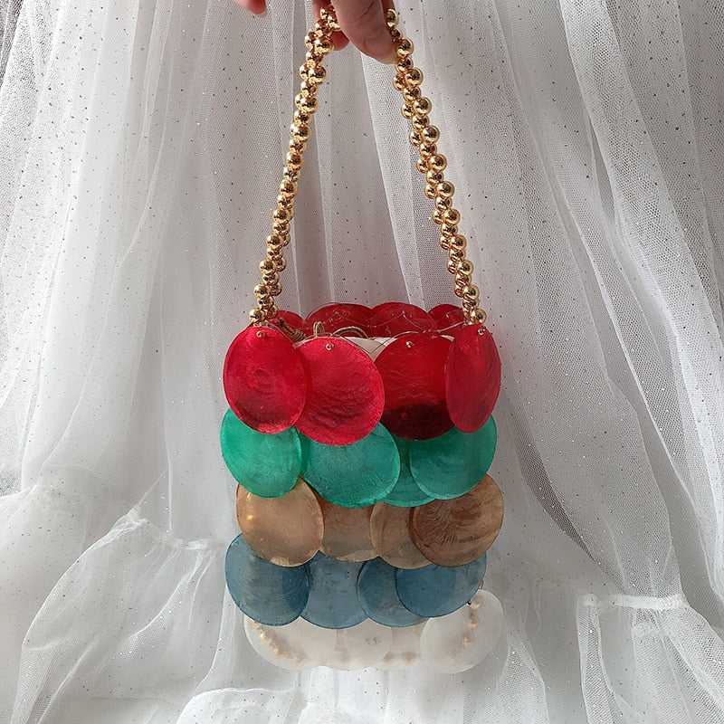 Shell Disc Handbag