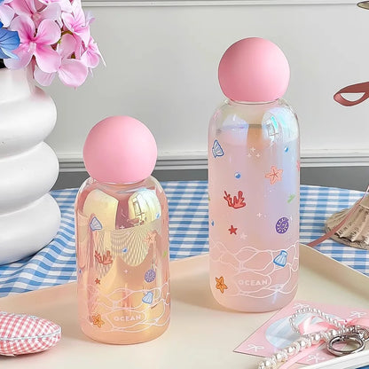 Whimsy Glass Mini Water Bottles