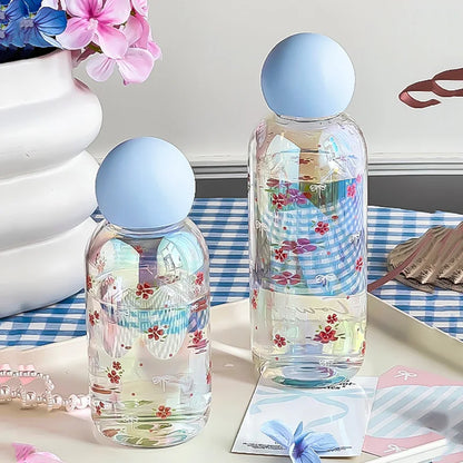Whimsy Glass Mini Water Bottles