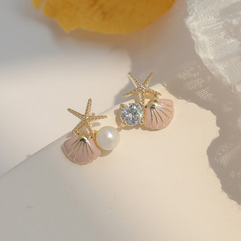 cute shell earrings