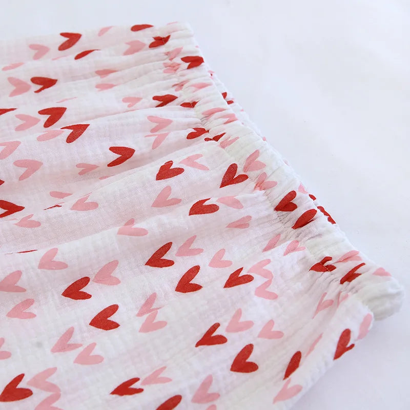 Pink & Red Love Heart Pj Set