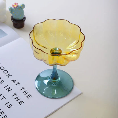 Ottilie Glass Petal Champagne Glass